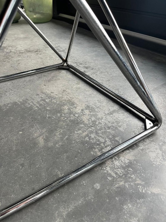 Image 1 of Mesa de centro Thonet Eiffel original, chapa de roble negro, diseño Bauhaus