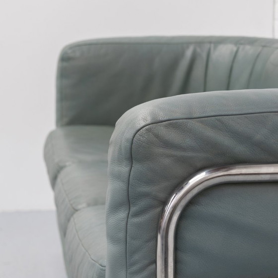 Zanotta Onda Three-seater Sofa 80s – 3-5 seaters, Leather (photo 8 of 12)