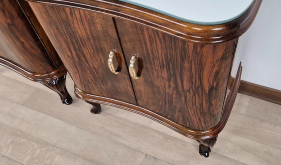 Image 1 of Art-Deco-Nachttische aus Florenz, 1934