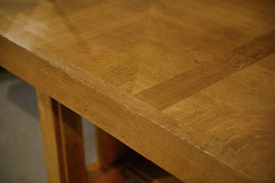 Art Deco oak table by Léon and Maurice Jallot 1940s – Dining tables, Wood (photo 2 of 15)