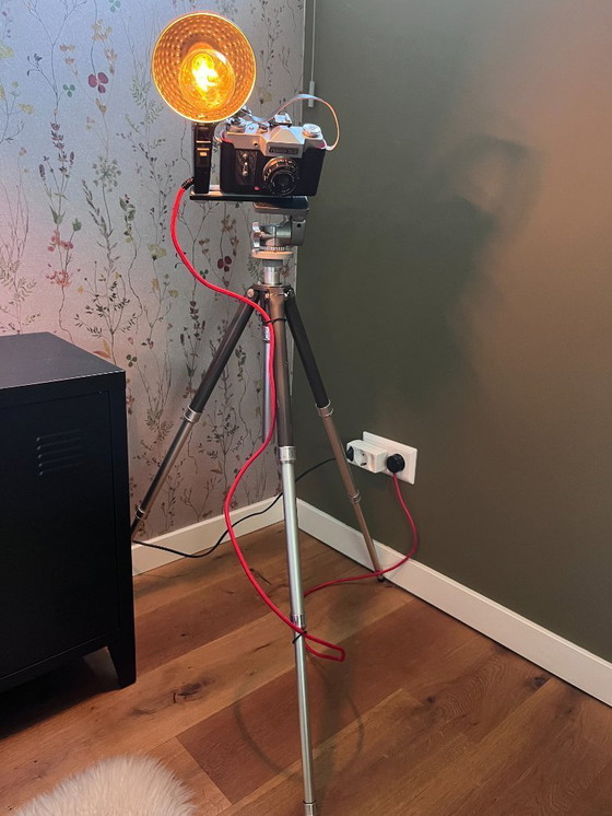 Image 1 of Design USSR Camera built-in lamp on tripod