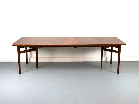 Image 1 of Model 201 Teakhouten eettafel van Arne Vodder voor Sibast, jaren 60
