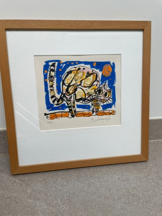 Kees Salentijn Siebdruck, signiert, limitierte Auflage – Lithographien & Drucke, Holz (photo 2 of 8)
