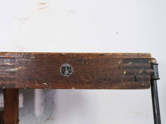 Image 1 of Vintage industriële werkbank, ladekast, dressoir