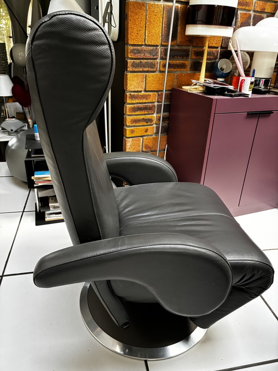 Verstelbare relaxstoel Helical Leolux – Leather, Metal (photo 3 of 9)