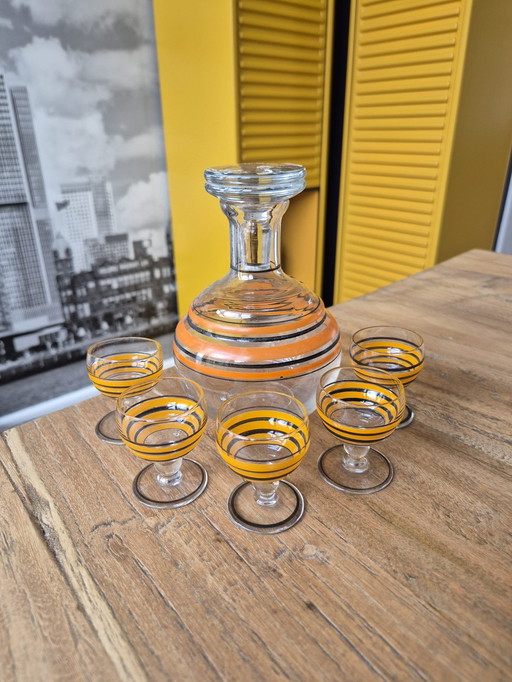 Carafe with glasses