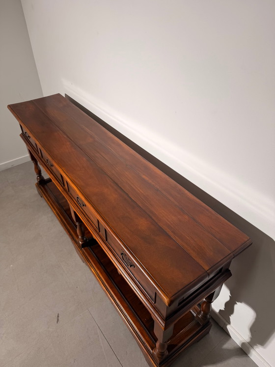 Console ancienne en acajou – Tables d'appoint (photo 5 of 5)