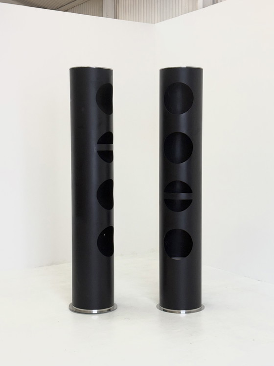 Image 1 of XL Space Age Bookcases By Arch Saccardo in Black