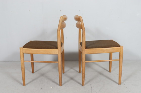 Image 1 of 6er Set Stühle/Esszimmerstühle Von H.W. Klein Für Bramin, Dänemark, 1970er Jahre