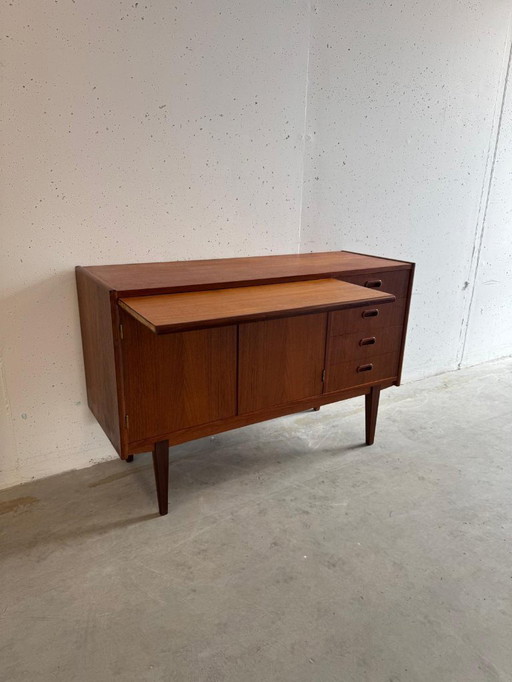 Buffet et bureau en teck style années 60, vintage années 1960
