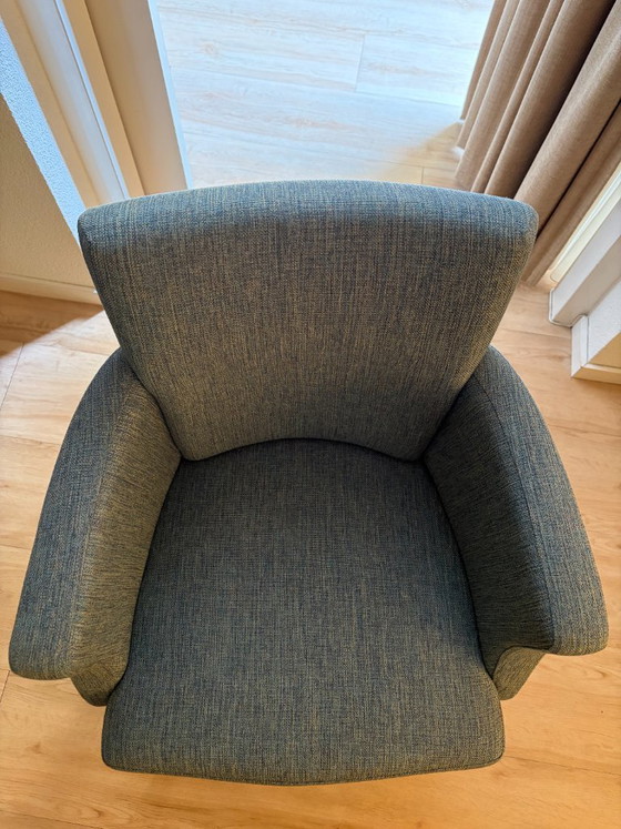 Set Van 4 Mulleman Soho Eetkamerstoelen Blauw – Textile (photo 5 of 9)