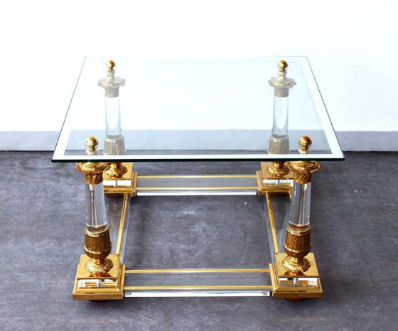 Image 1 of Maison Charles salontafel, Hollywood Regency stijl