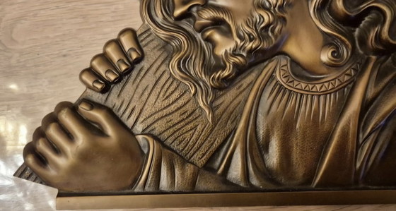 Image 1 of Placa de bronce de Jesús