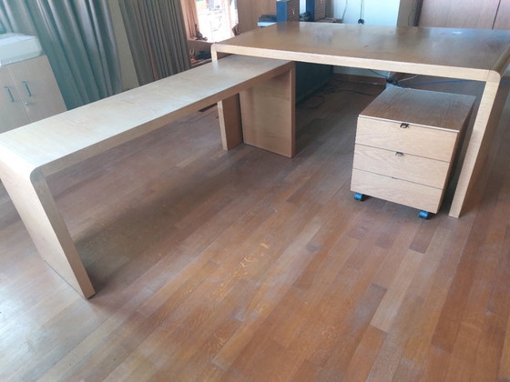 Image 1 of Mueble de pared de diseño Vandenberghe-Pauvers adquirido en 1979, incluyendo el conjunto de escritorio (ver en la sección de mes
