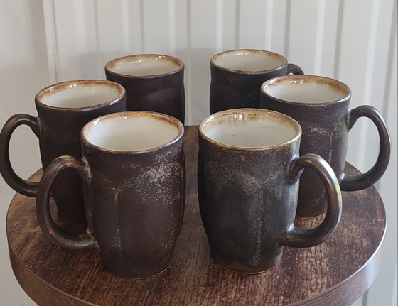 Image 1 of Tazas grandes de gres Quimper Francia