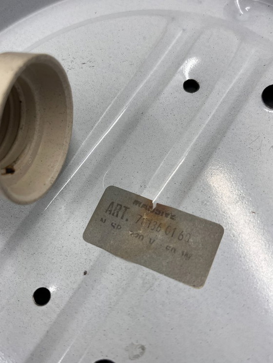 Image 1 of Massive molded glass ceiling light