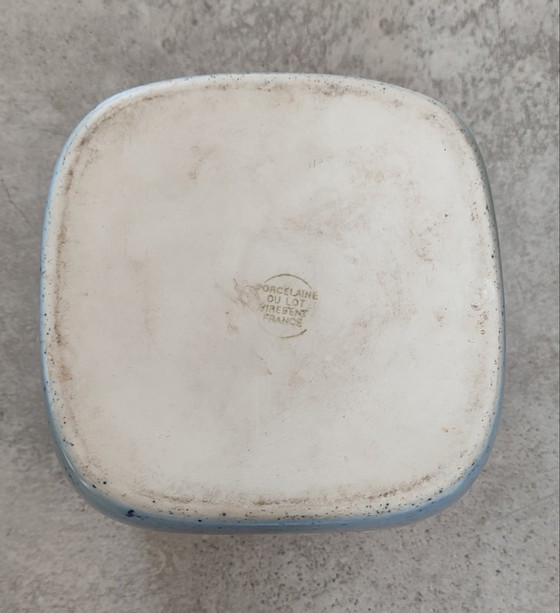 Image 1 of Virebent Vintage 1960s-70s Porcelain Cube Candlestick