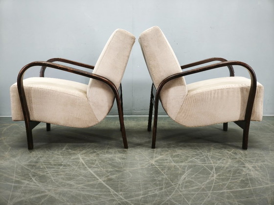 Image 1 of Par de sillones Kropáček & Kozelka para Interiér Praha, años 40