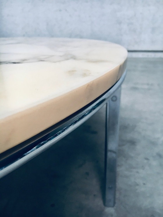 Image 1 of Couchtisch aus Marmor im italienischen Midcentury-Modern-Stil, Italien, 1960er Jahre
