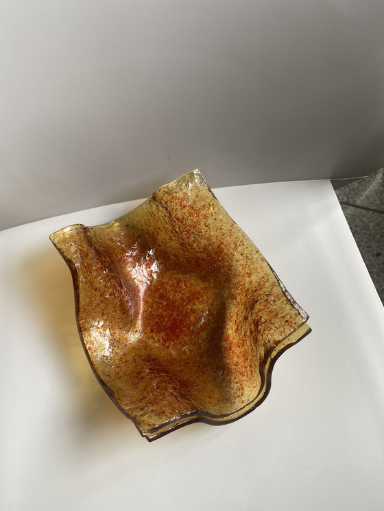 Image 1 of Piatto vintage a doppio strato o delle dimensioni di un fazzoletto