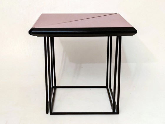Image 1 of table d'appoint table divisée postmoderne