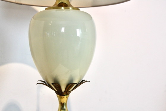 Lampe de table française de Maison Le Dauphin, Chrome, Laiton (photo 5 sur 9)
