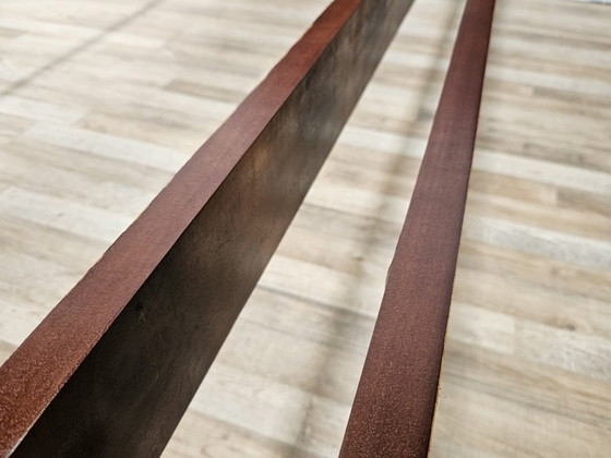 Image 1 of Coppia di letti singoli Art Decò in mogano e acero rosa, 1940