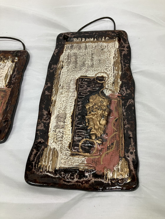 Image 1 of Juego de azulejos de cerámica Ruscha de los años 60