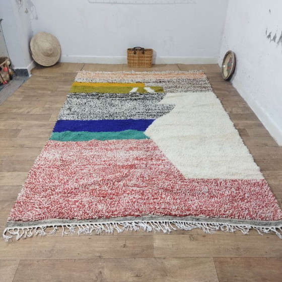 Image 1 of Abstract Berber Rug – Abstract Berbertapijt | Moroccan Wool Rug 290 × 196 cm