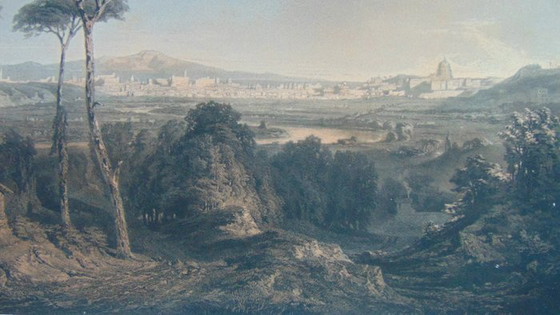 Image 1 of Karl Lindemann-Frommel (1819-1891) Lithographie Rom