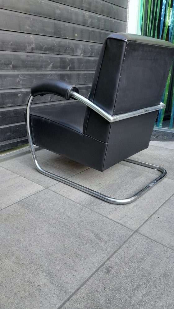 Vintage Buisframe Fautuil – Fauteuils, Skai (photo 8 of 10)