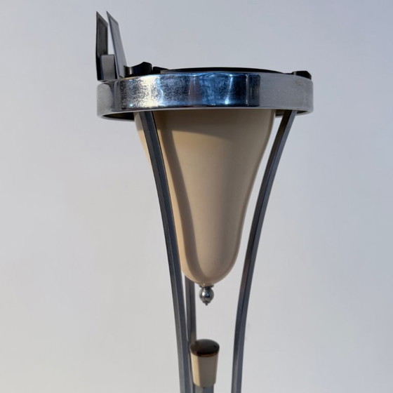 Image 1 of Standing ashtray with matchbox holder