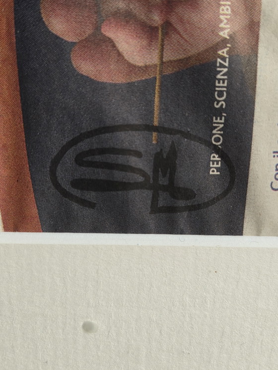 Image 1 of Salvatore Masciullo verf op krant 