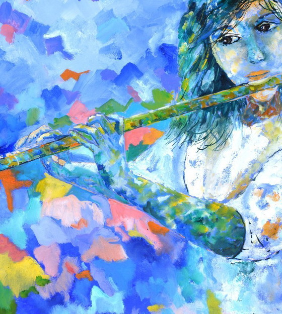 Image 1 of Playing the flute