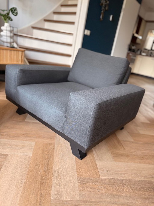 FLOW. Easey Lounge chair anthracite