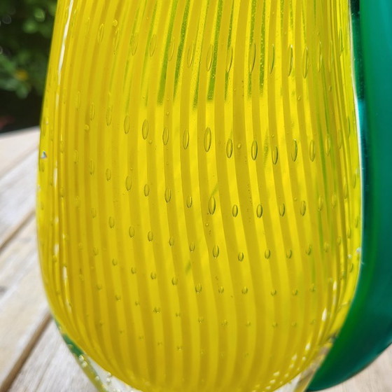 Image 1 of Rare Rosenthal Murano Dewdrop bubble crystal vase, 1970