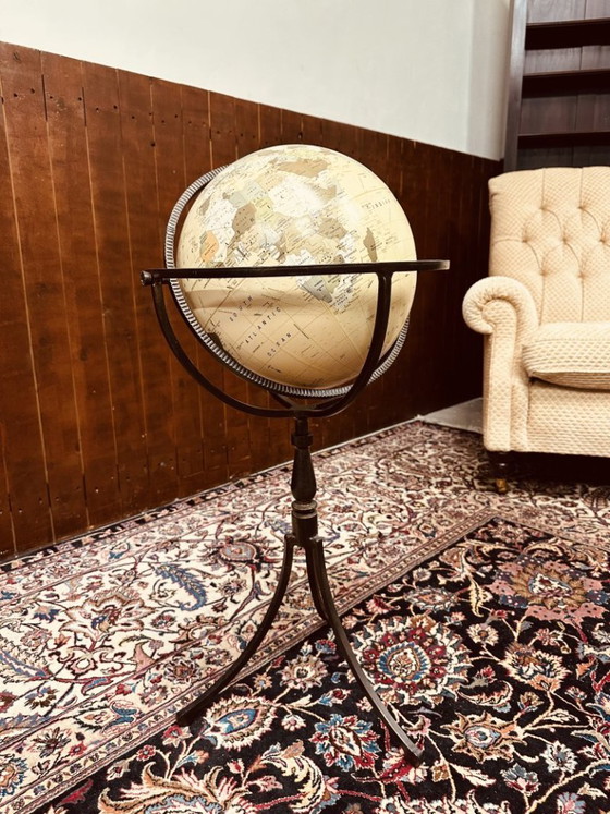 Beautiful Globe on wrought iron stand – Decorative Objects, Wood (photo 2 of 6)