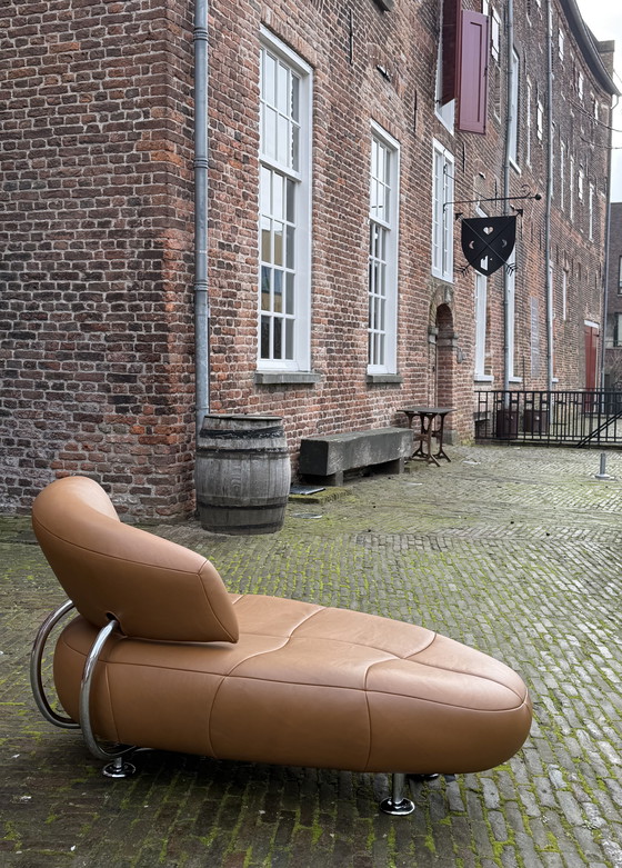 Image 1 of Fauteuil/méridienne Leolux Kikko en cuir Noli