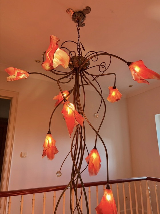 Lampadario – Ottone, Vetro (photo 4 of 6)