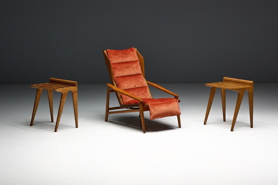 Image 1 of Modello 811 Lounge Chair von Gio Ponti für Cassina, Italien, 1950er Jahre