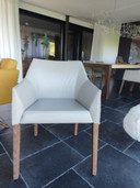 6x chaises de salle à manger en pyrite Leolux