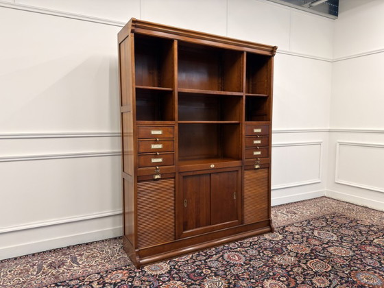 Italian Classic Assi D'Asolo Bookcase – Wood, Brass (photo 3 of 21)