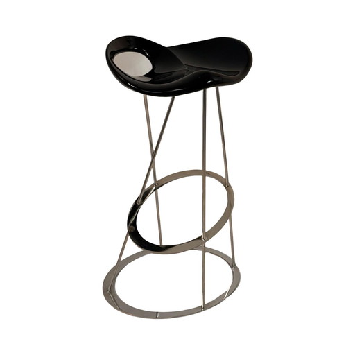 Marco Maran - Tabouret de bar Modèle : The Stones - Maxdesign - Siège Noir Minuit