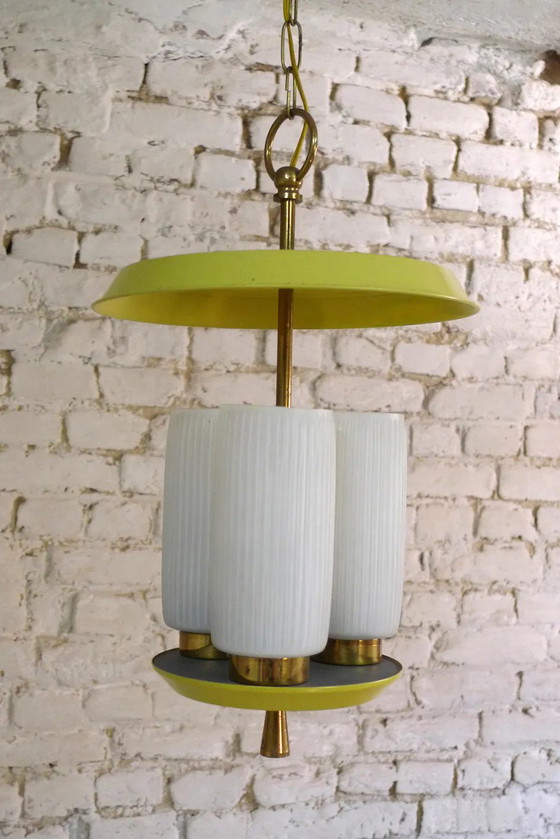 Hanglamp 1950 – Hanglampen, Messing, Vintage (photo 3 of 4)