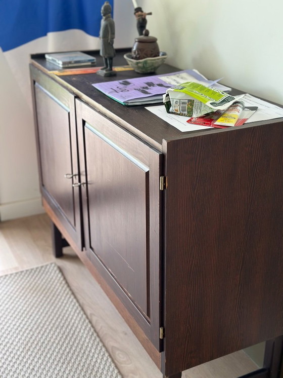 Image 1 of 9pc Brutalist Scandinavian Dining Room Set – Attributed to Westnofa / Norway, 1970s