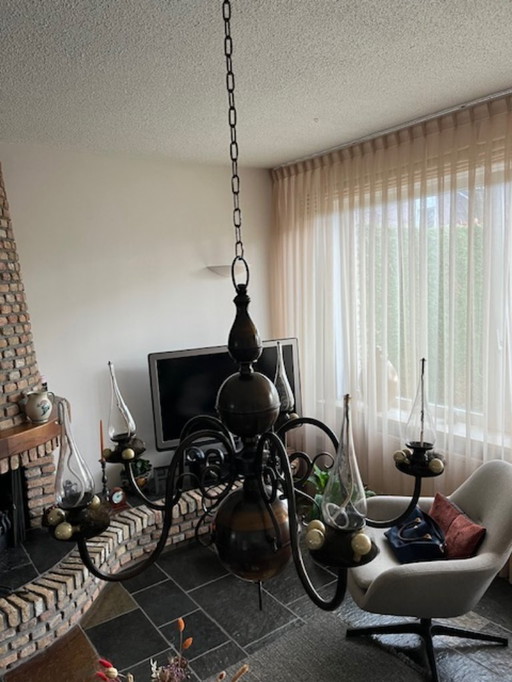 lampe de brocante ancienne