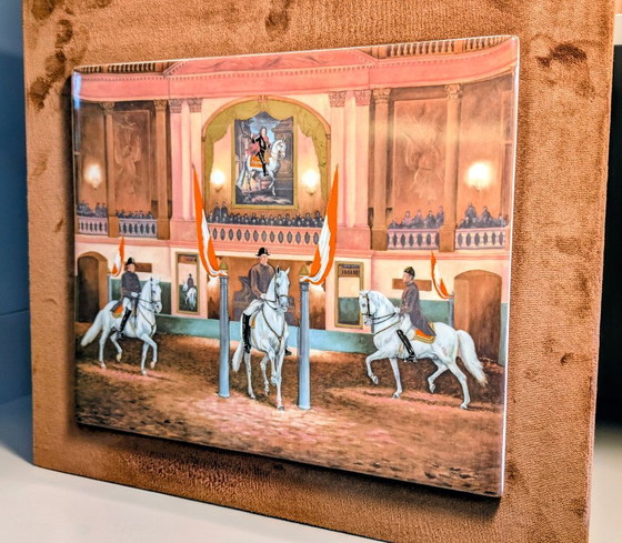 AK Kaiser Piatto in Porcellana Scuola di Equitazione Spagnola Vienna – Decorazioni murali, Porcelain (photo 5 of 14)