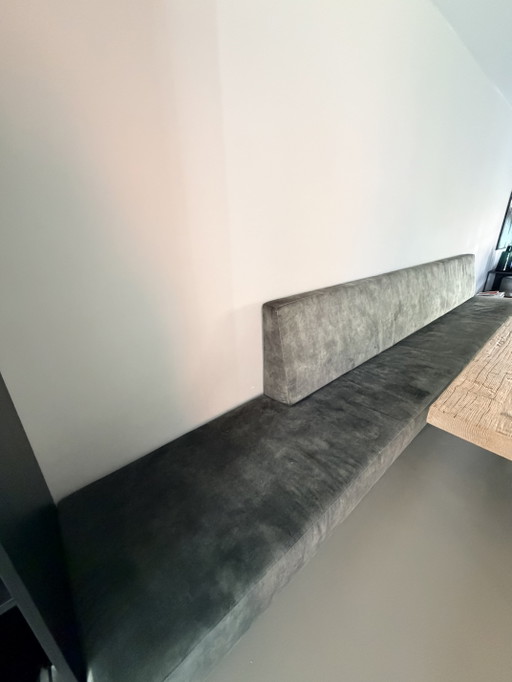 Schöne lange Esszimmerbank, 4,5 Meter – chaises longue, Velvet (photo 2 of 5)