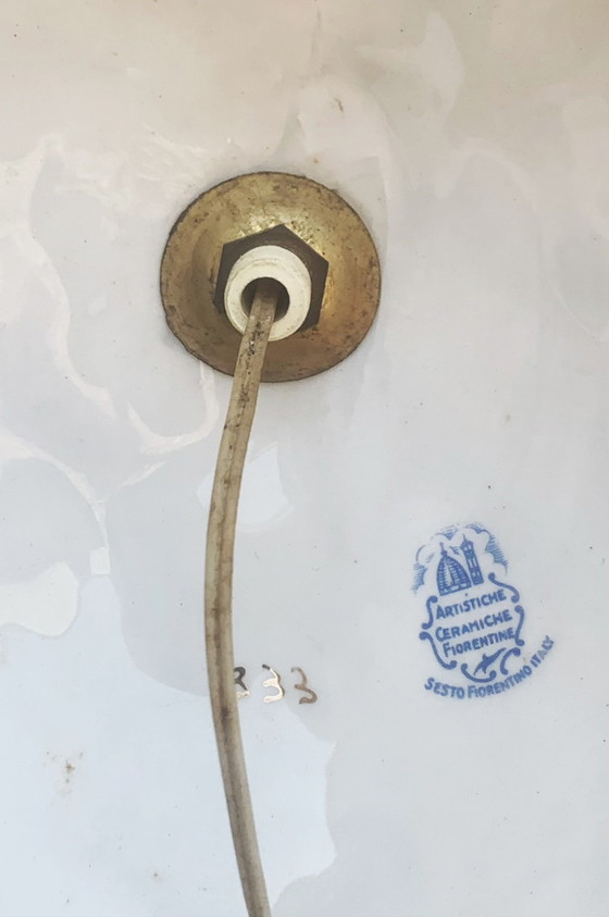 Image 1 of SestoFiorentino keramische lamp uit de jaren 60/70.