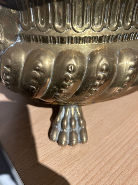 Image 1 of Vaso da fiori francese in rame Jardnière